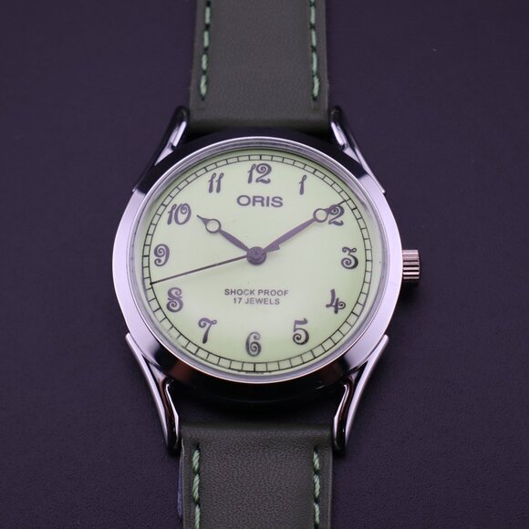 Oris Vintage Swiss 17 Jewels Hand-Wound Mechanical Men's Watch - FREE SHIPPING - Picture 6 of 12